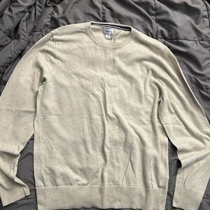 Old Navy Men's Beige Crewneck Sweater
